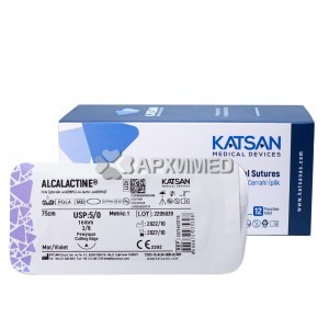 Шовный материал ALCALACTINE 5/0 75 см, режущая 16мм 3/8, 12 шт/уп Шовный материал ALCALACTINE 5/0 75 см, режущая 16мм 3/8, 12 шт/уп