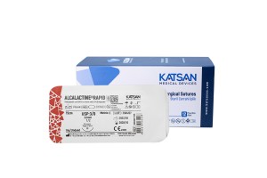 Шовный материал ALCALACTINE RAPID 3/0 75 см, колющая 22мм 1/2, 12 шт/уп