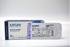 Шовный материал ALCASORB 2 90см, колющая 45мм, 1/2, 12шт/уп