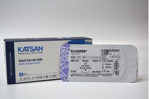 Шовный материал ALCASORB 4/0 75см, обратно-режущая 18мм, 3/8, 12шт/уп