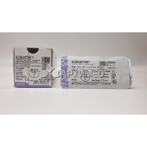 Шовный материал ALCALACTINE 0 75см, режущая 26мм, 1/2, 12шт/уп