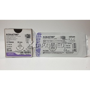Шовный материал ALCALACTINE 0 75см, колющая 30мм, 1/2, 12шт/уп