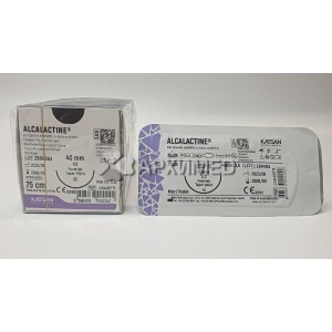 Шовный материал ALCALACTINE 0 75см, колющая 40мм, 1/2, 12шт/уп