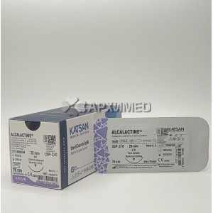 Шовный материал ALCALACTINE 2/0 75см, обратно-режущая 26мм, 3/8, 12шт/уп