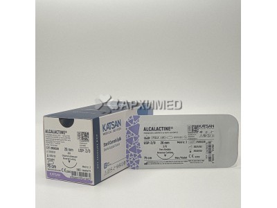 Шовный материал ALCALACTINE 2/0 75см, обратно-режущая 26мм, 3/8, 12шт/уп