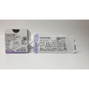 Шовный материал ALCALACTINE 2/0 75см, колющая 27мм, 1/2, 12шт/уп