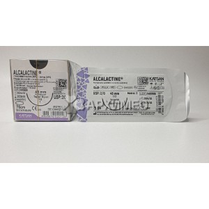 Шовный материал ALCALACTINE 2/0 75см, колющая 45мм, 1/2, 12шт/уп