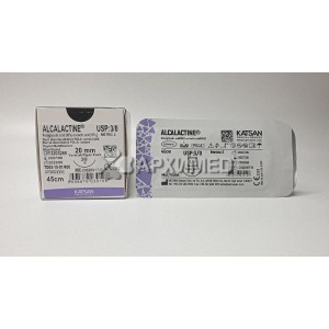 Шовный материал ALCALACTINE 3/0 45см, колющая 20мм, 3/8, 12шт/уп