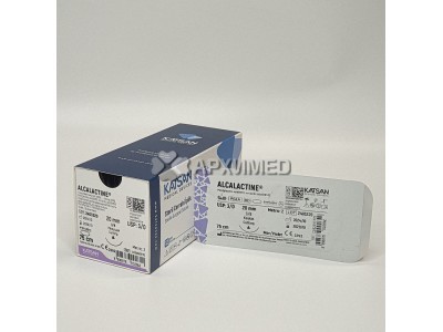 Шовный материал ALCALACTINE 3/0 75см, режущая 20мм, 3/8, 12шт/уп
