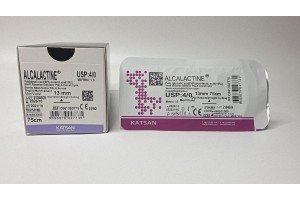 Шовный материал ALCALACTINE 4/0 75см, режущая 13мм, прямая, 12шт/уп