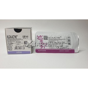 Шовный материал ALCALACTINE 4/0 75см, режущая 13мм, прямая, 12шт/уп