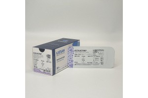 Шовный материал ALCALACTINE 4/0 75см, режущая 17мм, 1/2, 12шт/уп