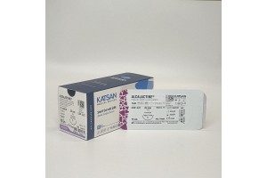 Шовный материал ALCALACTINE 4/0 75см, колющая 26мм, 1/2, 12шт/уп