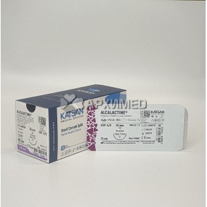 Шовный материал ALCALACTINE 4/0 75см, колющая 26мм, 1/2, 12шт/уп