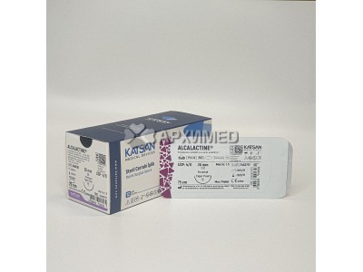 Шовный материал ALCALACTINE 4/0 75см, колющая 26мм, 1/2, 12шт/уп