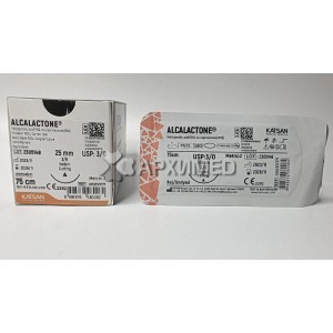 Шовный материал ALCALACTONE 3/0 75см, режущая 25мм, 3/8, 12шт/уп