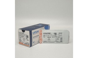 Шовный материал ALCALACTONE 4/0 75см, колющая 17мм, 3/8, 12шт/уп