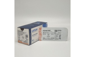 Шовный материал ALCALACTONE 4/0 75см, колющая 17мм, 1/2, 12шт/уп
