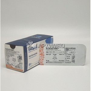 Шовный материал ALCALACTONE 4/0 75см, колющая 17мм, 1/2, 12шт/уп Шовный материал ALCALACTONE 4/0 75см, колющая 17мм, 1/2, 12шт/уп