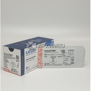 Шовный материал ALCALACTONE 4/0 75см, режущая 26мм, 3/8, 12шт/уп