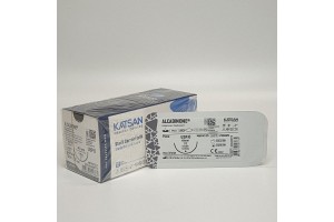 Шовный материал ALCADINONE 0 75см, режущая 40мм, 1/2, 12шт/уп