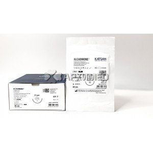 Шовный материал Полидиоксанон (ALCADINONE) нить для безузлового шва 0 30 см, колющая 37мм 1/2, 12 шт/уп Шовный материал Полидиоксанон (ALCADINONE) нить для безузлового шва 0 30 см, колющая 37мм 1/2, 12 шт/уп