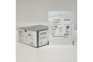 Шовный материал ALCADINONE 3/0 30см, колющая 22мм, 1/2, 12шт/уп