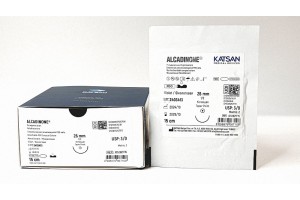 Шовный материал ALCADINONE 3/0 15см, колющая 26мм, 1/2, 12шт/уп