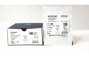 Шовный материал ALCADINONE 3/0 30см, колющая 26мм, 1/2, 12шт/уп