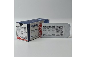 Шовный материал ALCALACTINE RAPID 6/0 45см, колющая 13мм, 3/8, 12шт/уп