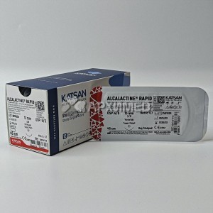 Шовный материал ALCALACTINE RAPID 6/0 45см, колющая 13мм, 3/8, 12шт/уп
