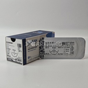 Шовный материал ALCADINONE 0 150см, колющая 40мм, 1/2, петля, 12шт/уп