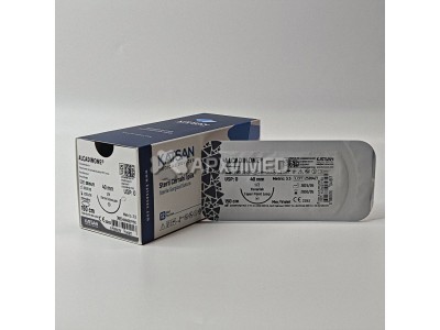 Шовный материал ALCADINONE 0 150см, колющая 40мм, 1/2, петля, 12шт/уп