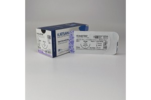 Шовный материал ALCALACTINE 1 90см, колющая 40мм, 1/2, 12шт/уп