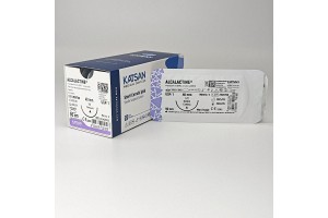 Шовный материал ALCALACTINE 1 90см, режущая 40мм, 1/2, 12шт/уп