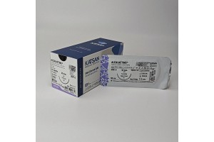 Шовный материал ALCALACTINE 0 90см, колющая 40мм, 1/2, 12шт/уп