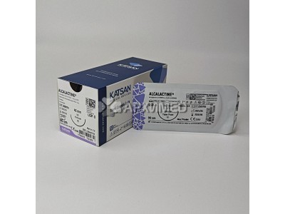 Шовный материал ALCALACTINE 0 90см, колющая 40мм, 1/2, 12шт/уп