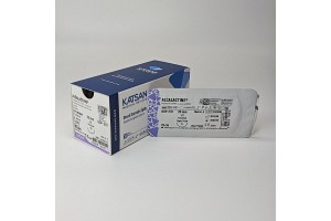 Шовный материал ALCALACTINE 2/0 75см, колющая 20мм, 1/2, 12шт/уп