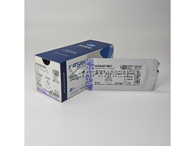 Шовный материал ALCALACTINE 2/0 75см, колющая 20мм, 1/2, 12шт/уп