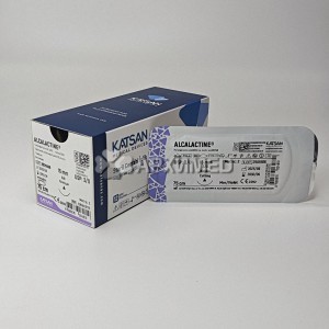 Шовный материал ALCALACTINE 3/0 75см, режущая 16мм, 3/8, 12шт/уп