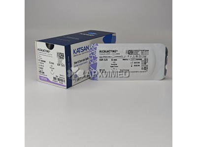 Шовный материал ALCALACTINE 5/0 45см, колющая 13мм, 1/2, 12шт/уп