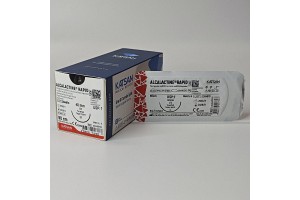 Шовный материал ALCALACTINE RAPID 1 90см, колющая 40мм, 1/2, 12шт/уп