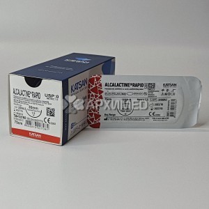 Шовный материал ALCALACTINE RAPID 0 75см, колющая 30мм, 1/2, 12шт/уп Шовный материал ALCALACTINE RAPID 0 75см, колющая 30мм, 1/2, 12шт/уп