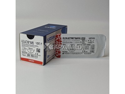 Шовный материал ALCALACTINE RAPID 0 75см, колющая 30мм, 1/2, 12шт/уп