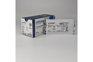 Шовный материал ALCALADINONE 6/0 75см, колющая 15мм, 1/2, 12шт/уп