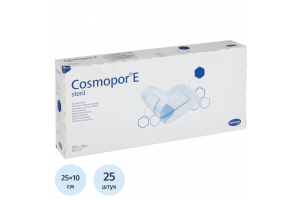 Повязка стерильная самоклеящаяся послеоперационная HARTMANN Cosmopor E Sterile, 25 × 10 см, 25 шт./уп.