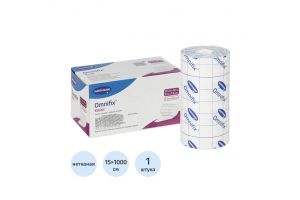 Лента фиксирующая гипоаллергенная нетканая Hartmann OMNIFIX elastic, белая, 10 м × 15 см