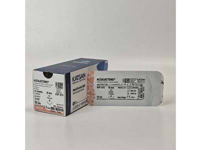 G0816Z3T75	Шовный материал ALCALACTONE 6/0 75см, режущая 16мм, 1/2, 12шт/уп