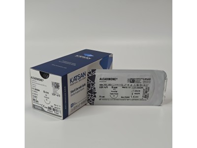 H0619Z1T75	Шовный материал ALCADINONE 4/0 75см, колющая 19мм, 1/2, 12шт/уп