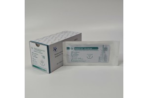 PB73026B0 Шовный материал не рассасывающийся POLYESTER 3/0 75см, колющая 26мм, 1/2, 12шт/уп